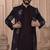 Red velvet embroidered premium designer indo western for men's
