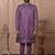 Pink silk embroidered premium designer indo western for men's