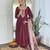 Women’s rayon embroidered straight kurta set with pant & taby printed dupatta