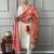 Women’s cream-gold chanderi silk embroidered kurta set with pant & printed silk dupatta