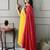 Women’s mustard chanderi embroidered kurta set with pant & viscose jacquard dupatta