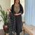 Women’s stylish embroidered straight kurta set in viscose with pant & dupatta