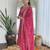 Women’s viscose silk embroidered straight kurta set with pant & viscose jacquard printed dupatta