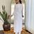Women’s viscose embroidered straight kurta set with bsy pant & silk blend laced dupatta