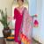 Women's rayon embroidered straight kurta with rayon pant and silk chiffon printed dupatta sets