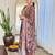 Women’s rayon embroidered straight kurta set with pant & silk chiffon embroidered laced dupatta