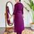 Women’s viscose silk embroidered kurta set with pant & printed chinon dupatta