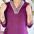 Women’s viscose silk embroidered kurta set with pant & printed chinon dupatta