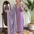 Women’s viscose silk embroidered kurta set with pant & printed chinon dupatta
