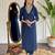 Women’s viscose silk embroidered kurta set with pant & printed chinon dupatta