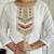 Women’s viscose blend embroidered straight kurta set with pant & jacquard silk dupatta