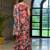multy designer printed imported georgette saree with blouse piece