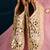 White mirror embroidered wedges shoes