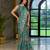 rama designer printed imported georgette saree with blouse piece