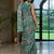 rama designer printed imported georgette saree with blouse piece