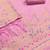 Baby pink designer partywear paithani banarasi dress material