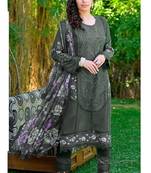 Heavy fox georgette with embroidery sequin work pakistani suit