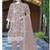 Heavy orgenza with embroidery sequence  with moti work Un-stitched pakistani suit