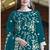 Heavy orgenza with embroidery sequence  with moti work Un-stitched pakistani suit