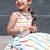“roman silk navratri lehenga choli for kids | color splash edition 2025”