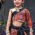 “roman silk navratri lehenga choli for kids | color splash edition 2025”