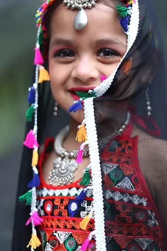    roman silk blend navratri lehenga choli for kids | color splash edition 2025   