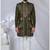 Green silk embroidered indo western for mens