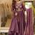 LIGHT PURPLE  COSMO SILK EMBROIDERY WORK SUIT SET 