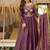 LIGHT PURPLE  COSMO SILK EMBROIDERY WORK SUIT SET 