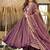 LIGHT PURPLE  COSMO SILK EMBROIDERY WORK SUIT SET 