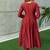 MAROON SILK EMBROIDERY  PARTY WEAR SUIT SET 