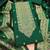 Green designer partywear paithani banarasi dress material