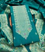 Rama designer partywear paithani banarasi dress material