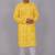 Bluesaanchi men's chikankari threadwork & sequin kurta set –light  yellow
