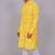 Bluesaanchi men's chikankari threadwork & sequin kurta set –light  yellow