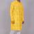 Bluesaanchi men's chikankari threadwork & sequin kurta set –light  yellow