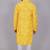 Bluesaanchi men's chikankari threadwork & sequin kurta set –light  yellow