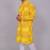 Bluesaanchi men's chikankari threadwork & sequin kurta set –dark  yellow