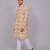 Bluesaanchi men's chikankari threadwork & sequin kurta set – dusty rose