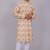 Bluesaanchi men's chikankari threadwork & sequin kurta set – dusty rose