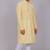 Bluesaanchi men's chikankari threadwork & sequin kurta set –white