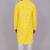 Bluesaanchi men's chikankari threadwork & sequin kurta set –yellow