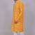 Bluesaanchi men's chikankari threadwork & sequin kurta set –yellow pink