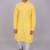 Bluesaanchi men's chikankari threadwork & sequin kurta set –yellow