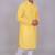 Bluesaanchi men's chikankari threadwork & sequin kurta set –yellow