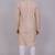 Bluesaanchi men's chikankari threadwork & sequin kurta set –pink white