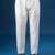 White embroidered cotton silk nehru jacket set