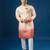 Pink embroidered cotton silk kurta set