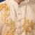 Yellow embroidered cotton silk kurta set