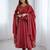 Flowy Maroon Long Anarkali With Matching Dupatta     Elegant Occasion Wear